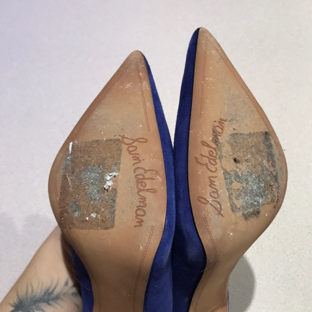 Sam Edelman - Danielle Blue Snake Pumps - Picture 5 of 5